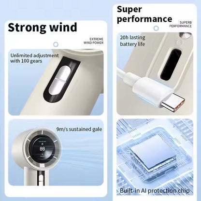 Handheld Mini Fan 3600mAh